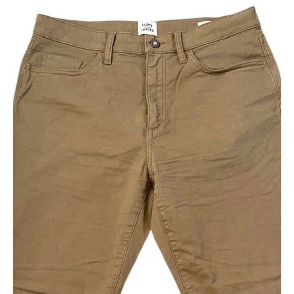 Flint and Tinder 365 Slim Fit Brown Pants 5 Pockets Men’s Size 33 x 30 - Picture 2 of 9